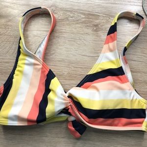 Abercrombie Striped Swim Top